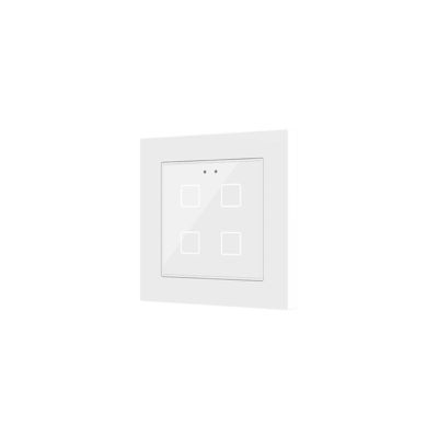ZENNIO ZVIF55X4V2W Backlit capacitive touch switch (55 x 55 mm) 4-button, white