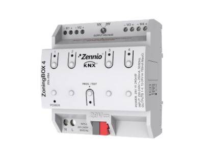 ZENNIO ZCL-ZB4 ZoningBOX 4 - Attuatore per la climatizzazione canalizzata fino a 4 zone