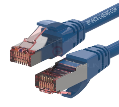 WP RACK WPC-PAT-6SF002B PATCH CABLE CAT.6 S-FTP 0.2m. LS0H BLUE