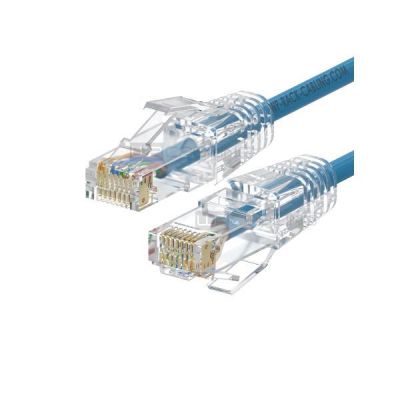 WP RACK WPC-PAT-6AU050LB-S SLIM PATCH CABLE CAT.6A U-UTP, 5.0m BLUE