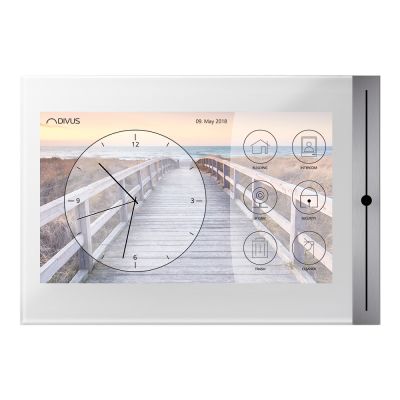 TZ10-W-V4 DIVUS TOUCHZONE 10 WHITE - touch panel for buildings