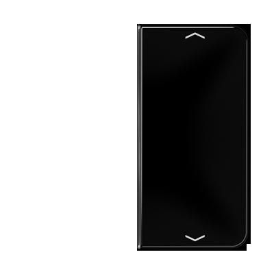 JUNG CD402TSAPSW Copritasto per sens. 2 canali-c. simb. mod. CD 500- nero