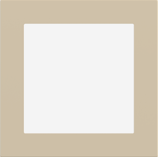 EKINEX EK-DQS-FBL Placca Deep (FF e 71 e 20Venti ) quadrata -FENIX NTM - beige luxor