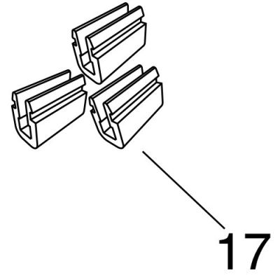 FAAC SPARE PARTS 63003546 CARTER MOUNTING BLOCKS