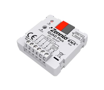 ZENNIO ZIO-QUADP QUAD Plus - Input module with 4 analog-digital inputs