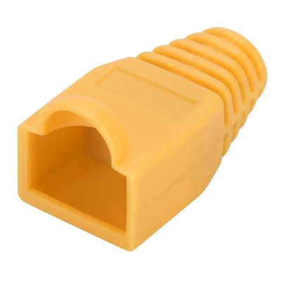 WP RACK WPC-MDA-B88-Y KINK PROTECTION BOOT FOR RJ45 PLUGS, YELLOW