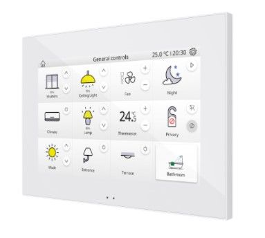 ZENNIO ZVIZ70V2W Z70 v2 Pannello touch capacitivo a colori con display da 7", bianco