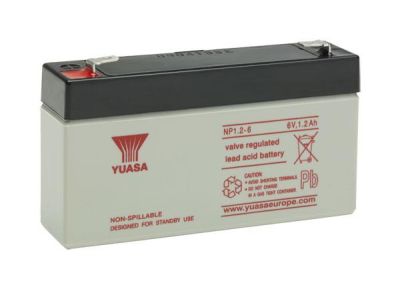 YUASA NP1.2-6 Batteria 6V / 1,2Ah