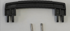 GT LINE KIN.1382 Maniglia, nera, rivestimento in gomma nero (mod. 3