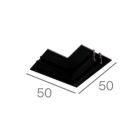 LEDCO MOCO240/BI2 GIUNZIONE ANGOLARE MECC. 90 gradi BIANCO BINARIO M