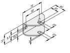 SOMMER S11179-00001 Bracket of the? galvanized door
