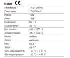 TECNOCONTROL SI320B Sirena antideflagrante certificata ATEX - 32 toni - 110 Db - 12/24 Vac/Vcc