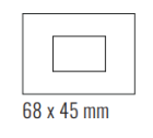 EKINEX EK-SRG-CHA Surface plate (71 and 20Venti ) rectangular in champagne colour