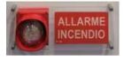 COOPER CSA INCENDIO EF-PLEXI-ALL KIT PANNELLO "ALLARME INCENDIO" (da abbinare a serie CASB)