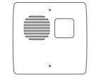 VENITEM 23.30.35 Sirena TRIADE QL bianco/arancio - quadrato EN50131-4