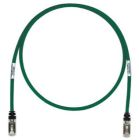 PANDUIT STP6X1.5MGR Patch Cord in Rame- Cat 6A- Green S/FTP Cable- 1.5 meters