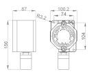 TECNOCONTROL TS293IG 4-20mA Exd ATEX infrared detector for LPG