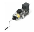 NICE HDFN 80.90 EL15 KU Motoriduttore elettromeccanico per porte veloci HDFN 80 Nm 90 rpm Ø25 mm con freno