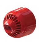 ARITECH INCENDIO ASW366 Sirena piezo-elettronica multitono da interno con base a basso profilo per installazione a parete completa di lampeggiante