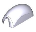 CAME-RICAMBI 119RIG135 COPERCHIO BARRIERA GARD 8