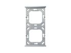 ELSNER 70304 Frame Corlo Plane 2-gang- chrome matt Frame for mo
