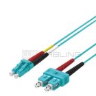 WP RACK WPC-FP3-5LCSC-030 FIBER OPTIC MULTIMODE PATCH CORD 50/125 LC-SC, 3 MT. OM3