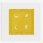 ZENNIO ZVI-F55X4 ZVI-F55X4 Flat 55 X4 Backlit capacitive touch switch (55 x 55 mm), 4 modules, custom 