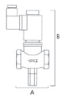 TECNOCONTROL VR943 Elettrovalvola riarmo manuale 230Vac NC 1 pollice e 1/4 6 bar