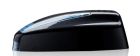 VENITEM 23.23.01 MOSE LS LUX glossy black tech/orange EN50131-4 siren with double micro anti-shock anti-foam system against violent shocks and spotlights