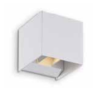 NEXTALITE APE-244/0015 Double emission wall lamp with gold beam