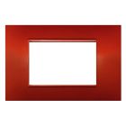 MAPAM 6004-15 Placca Tecnopolimero Gem 6004-15 4P Corallo