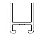 FAAC 105800 PROFILO ANTA L= 5.200MM TK20