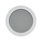 ELKRON FIRE 80AT7600123 Acoustic diffuser for false ceilings with 220 mm diameter steel base