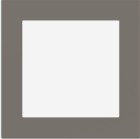 EKINEX EK-DQS-FGL Placca Deep (FF e 71 e 20Venti ) quadrata - FENIX NTM grigio londra