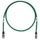 PANDUIT STP6X5MGR Copper Patch Cord- Cat 6A- Green S/FTP Cable- 5 meters