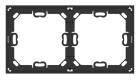 EKINEX EK-A71-1-NFW Confezione 1  pz telaio adattatore BIANCO per placa doppia 'NF