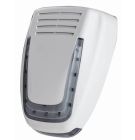 VENITEM 23.23.08 Sirena MOSE LSP LUX bianco opaco/fumé EN50131-4 con sistema antischiuma anti-shock a doppio micro contro gli urti violenti, faretti e antiperforazione