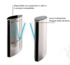 NICE TORNELLI BTTRFL1RV Ante scorrevoli, al petalo, varco da 500mm, coppia di ante - Cabinet verniciato a polvere colore RAL