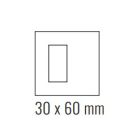 EKINEX EK-SQT-F Placca Surface quadrata 30x60 in Fenix, serie 20venti