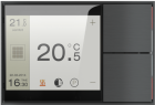 EKINEX EK-EF2-TP-RW-CN Touch&See control and display unit with 2-channel button