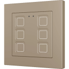 ZENNIO ZVIF70X6C Flat 70 X6. Glass Capacitive push button 70x70 - 6