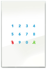 BLUMOTIX BX-E-R12VWH QUBIK DOORY Electronic numeric keypad with customization