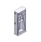 CAME SPARE PARTS 119RIG074 STAINLESS STEEL BARRIER CABINET G6001