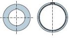 NICE 868.20.00 Round 108x3.6 mm without threaded holes wheel + crown