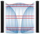 CIAS PYTHAGORAS3X160 160m pre-assembled dual technology barrier. Co