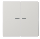 JUNG LS10921STRFLG KNX RF push button, 2 channels, light grey