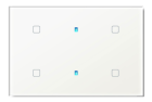 BLUMOTIX BX-F-RW4 QUBIK BUTTON Glass Cover 4 Buttons 120X80mm 