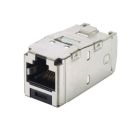 PANDUIT CJS5E88TGY Mini-Com Module- Cat 5e- Shielded- 8 pos 8 wires- U