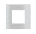 EKINEX EK-DQP-GAG Placca quadrata finestra 45X45 in plastica (colore argento)