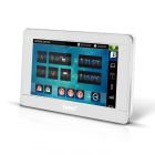 SATEL INT-TSI-SSW Tastiera touch personalizzabile 7 pollici (frontale silver, frame argento, fondo bianco)
